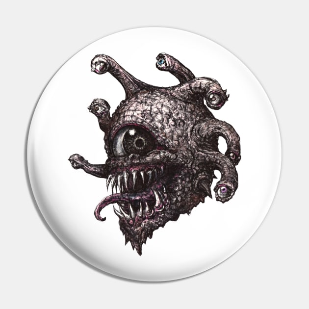 A Beholder Dungeon keeper creature roleplay Pin by artbyst