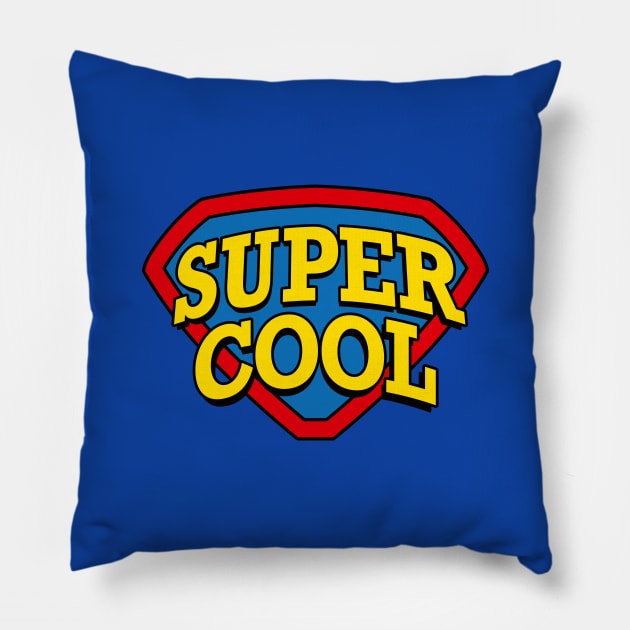 Super Cool Hero funny Superhero costume Pillow by LaundryFactory