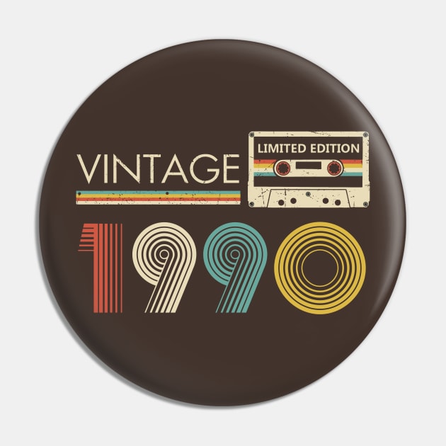 Vintage 1990 Limited Edition Cassette Pin by louismcfarland