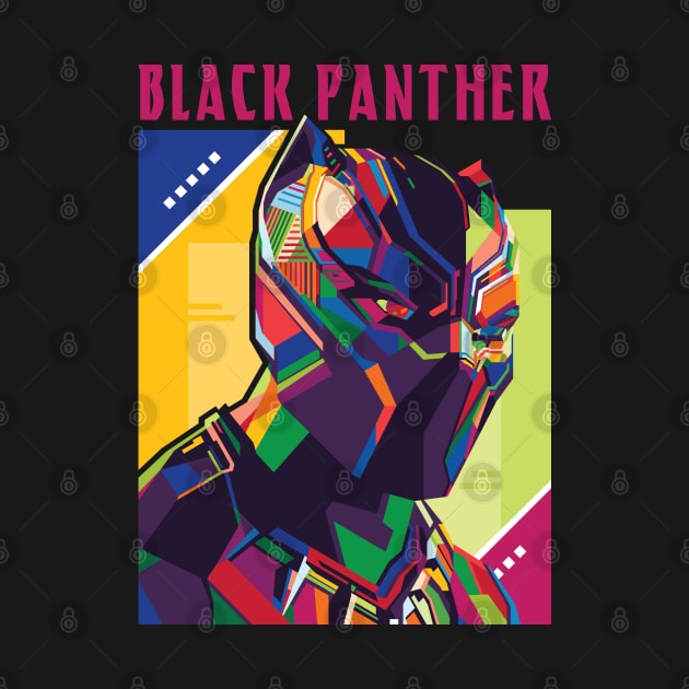 BLACK PANTHER WPAP FANART by Alanside