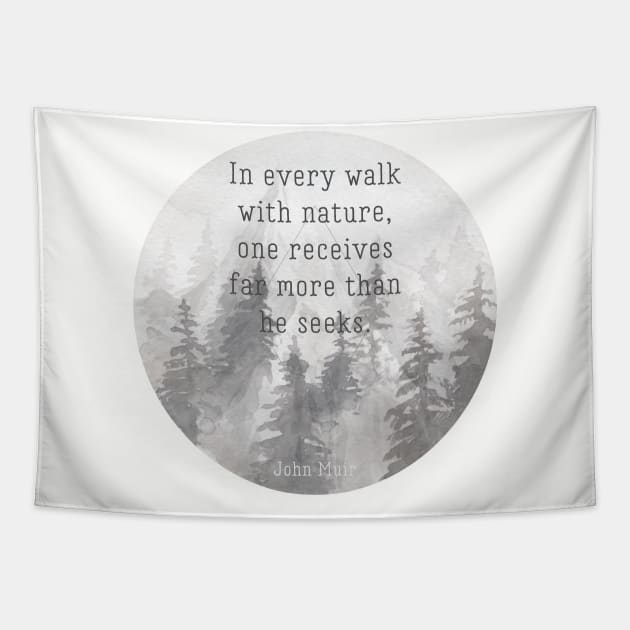 John Muir Tapestry by christinamedeirosdesigns