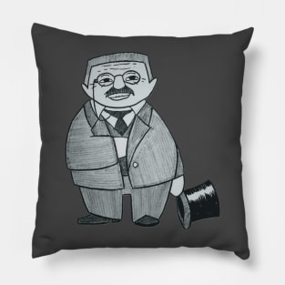 Chibi Teddy Roosevelt Pillow