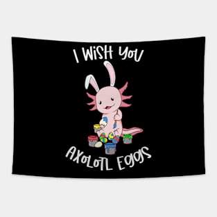 Painting Easter eggs - Easter Axolotl Tapestry