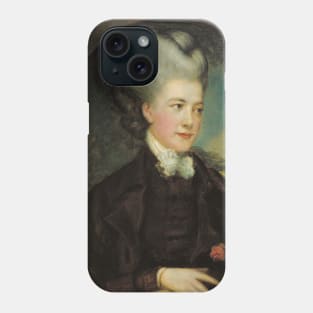 Lady Georgiana Poyntz, Countess Spencer by Thomas Gainsborough Phone Case