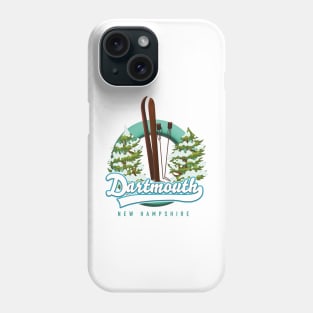 Dartmouth new hampshire ski logo Phone Case