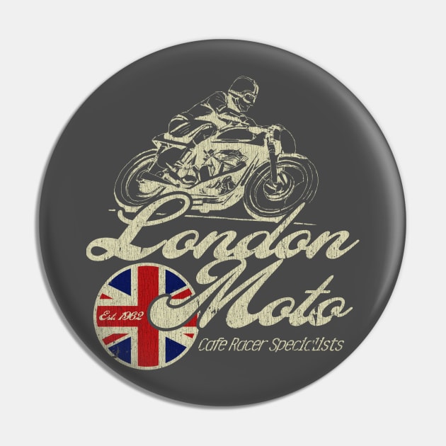London Moto Café Racers Pin by JCD666
