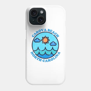 Carova Beach, NC Summertime Vacationing Ocean Skyline Phone Case