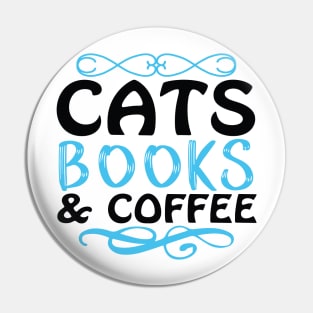 potter cats book and coffee or tea Pin