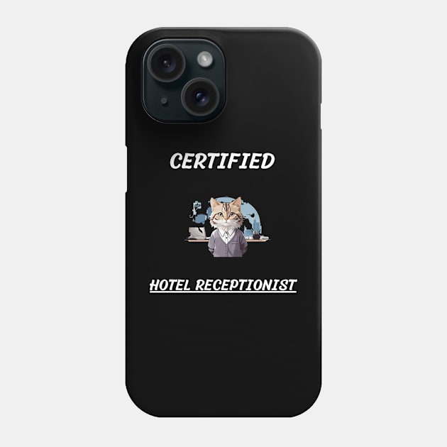 hotel receptionist Phone Case by vaporgraphic