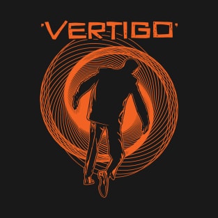 Vertigo Scottie Spiral Vortex (Orange) T-Shirt