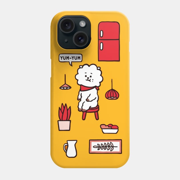 BT21 Roomie Phone Case - RJ Phone Case by ZeroKara