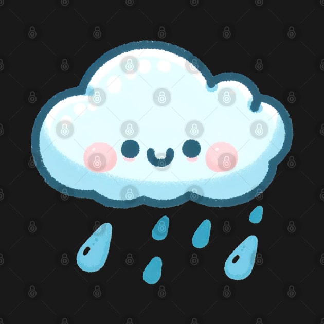 Happy little rain cloud by Evgmerk