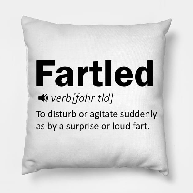 Fartled Pillow by LMW Art