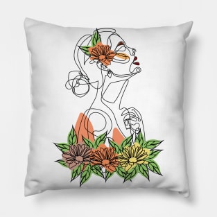 Beautiful Woman Empowered Pillow