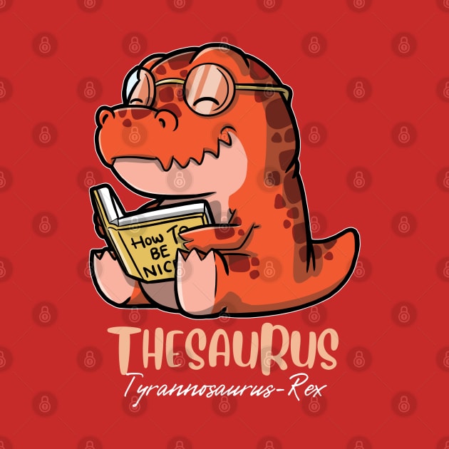 Thesaurus - Tyrannosaurus Rex reading Book by DinoMart