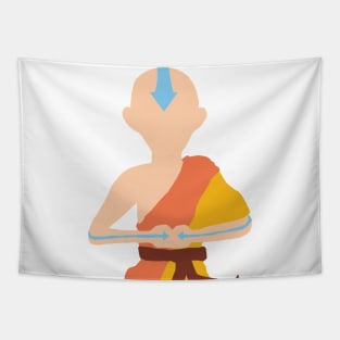 Aang silhouette Tapestry