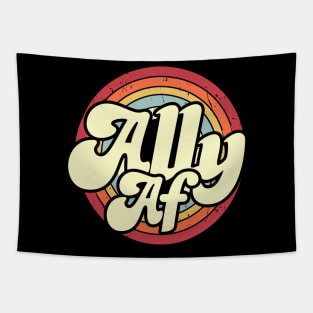 Ally AF LGBT Pride Tapestry