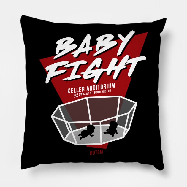 Baby Fight Pillow by How Did This Get Made?