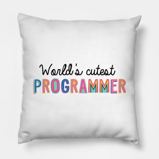 Programmer Gifts | World's cutest Programmer Pillow