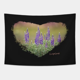 Lupine Heart Tapestry