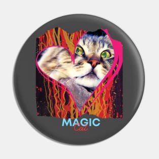 Magic Cat (Toby) Pin