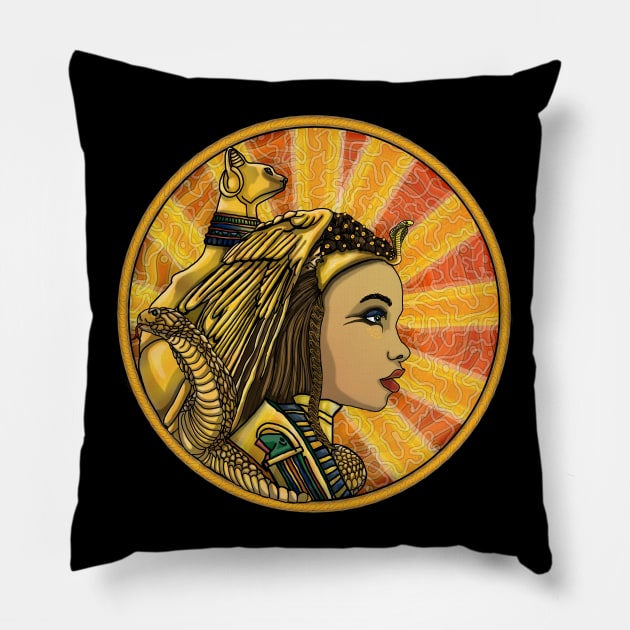 Cleopatra Selen Pillow by Astrablink7