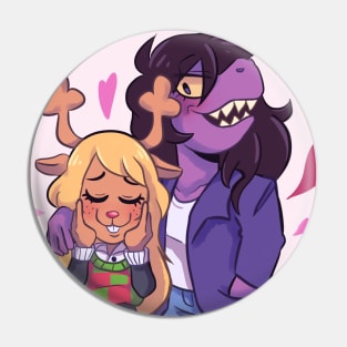 Deltarune Susie and Noelle Pin