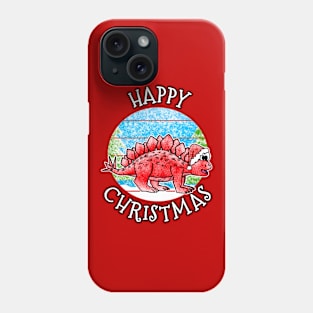 Christmas Stegosaurus Dinosaur Xmas 2022 Phone Case