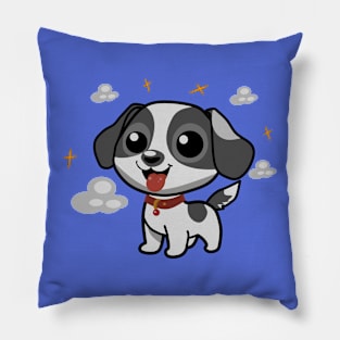 "Magic Puppy in the Clouds" Pillow