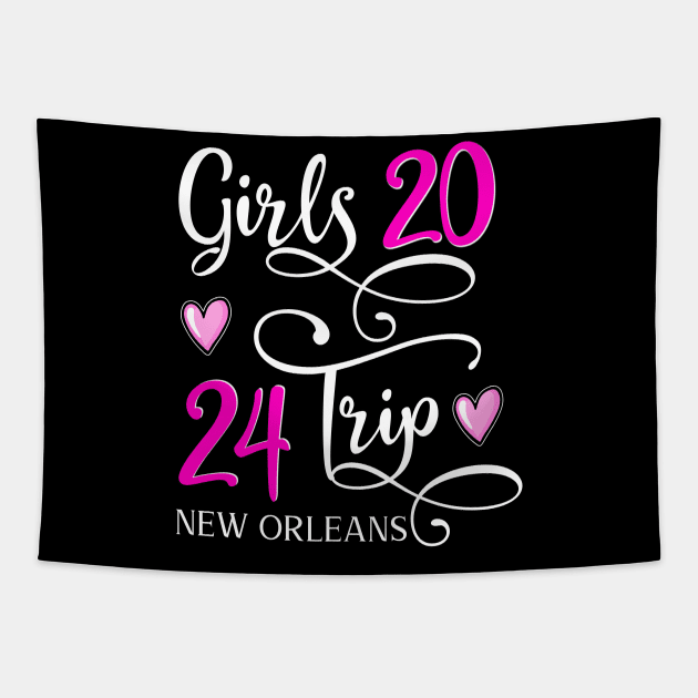 Girls Trip 2024 New Orleans Louisiana Tapestry by BDAZ