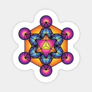 Metatron's Cube Merkaba Magnet