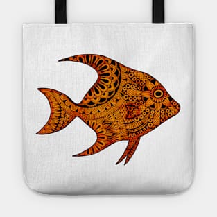 Fish (Orange) Tote