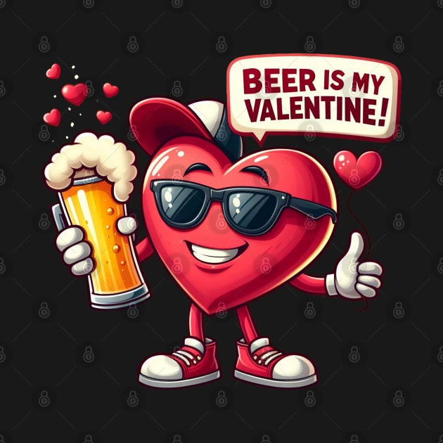 Beer Is My Valentine by BukovskyART