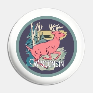 Wisconsin Vintage Decal Pin