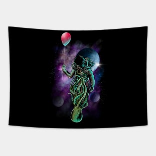 ASTRONAUT OCTOPUS Tapestry