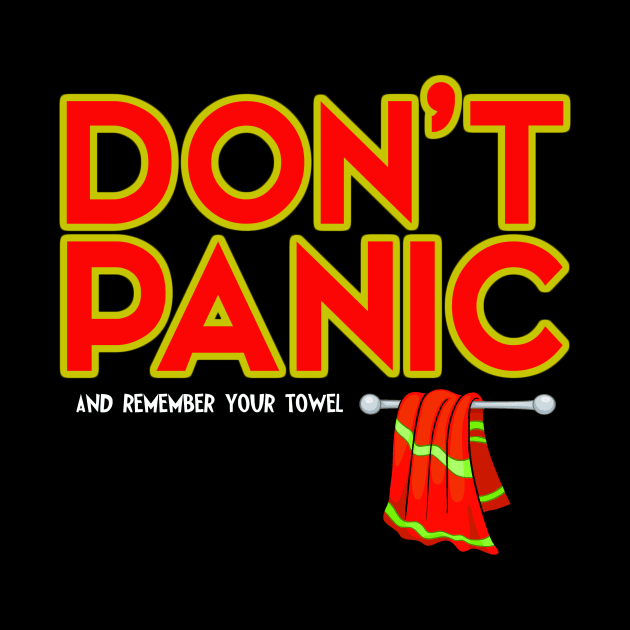 Don't Panic with towel by tone