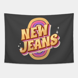 New jeans ADOR typography Morcaworks Tapestry