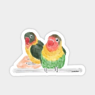 Oliver Jade Lovebird Magnet