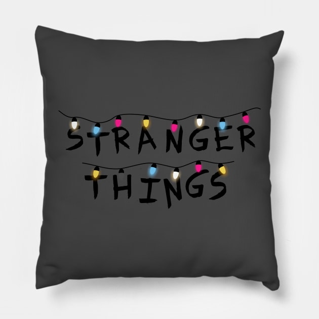 Stranger lights Pillow by Pendientera