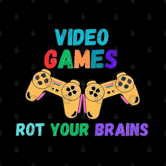 video games rot your brains by fredakiker