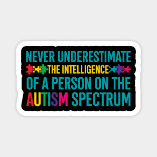 Funny Autism Awareness Autism Spectrum Magnet