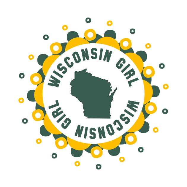 Wisconsin Girl Sunburst by HomeGiftShop