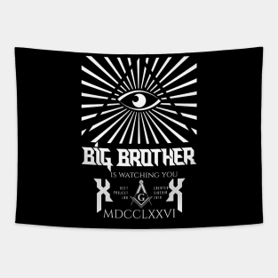 Big Brother, back print Tapestry