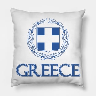 Greece - Greek Coat of Arms Design Pillow