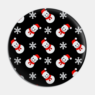 Snowman Christmas Pin