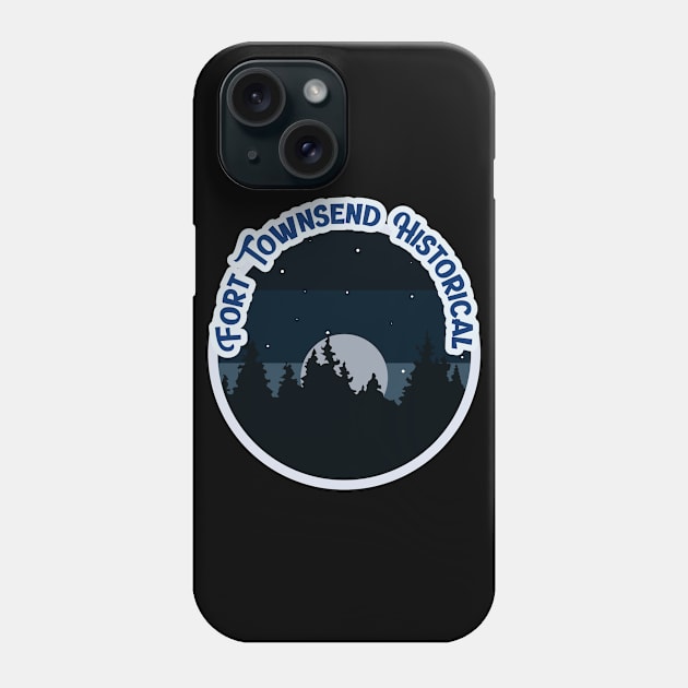 Fort Townsend Historical Campground Campground Camping Hiking and Backpacking through National Parks, Lakes, Campfires and Outdoors of Washington Phone Case by AbsurdStore