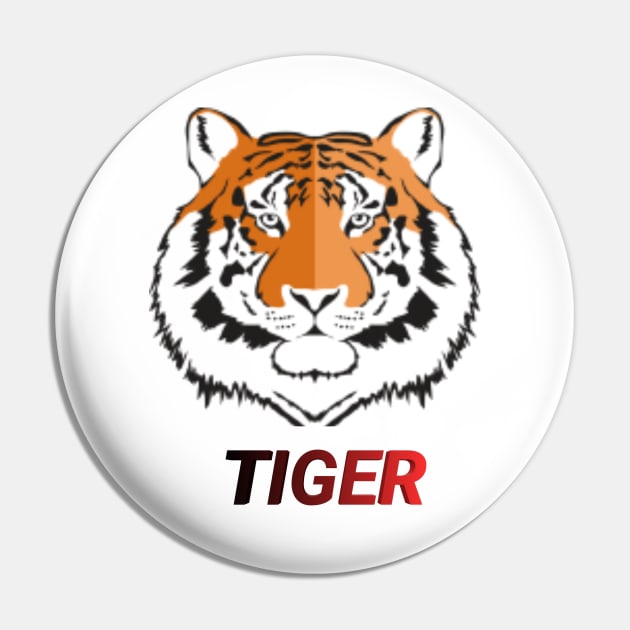 Tiger t-shirt Pin by Hamzayounis