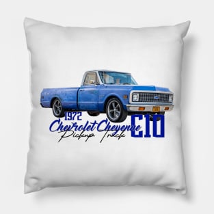 1972 Chevrolet Cheyenne C10 Pickup Truck Pillow