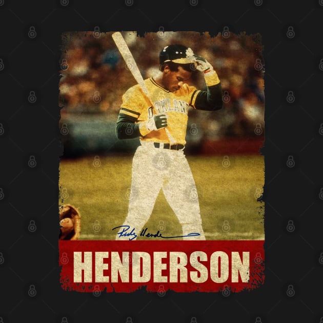 Rickey Henderson - NEW RETRO STYLE by FREEDOM FIGHTER PROD