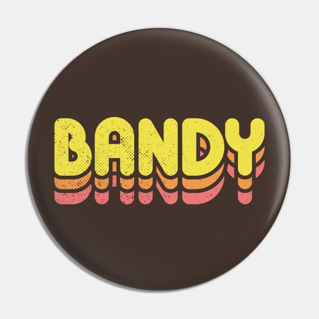 Retro Bandy Pin by rojakdesigns